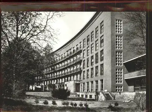 Stralsund Mecklenburg Vorpommern Bezirkskrankenhaus Gartensteite Kat. Stralsund