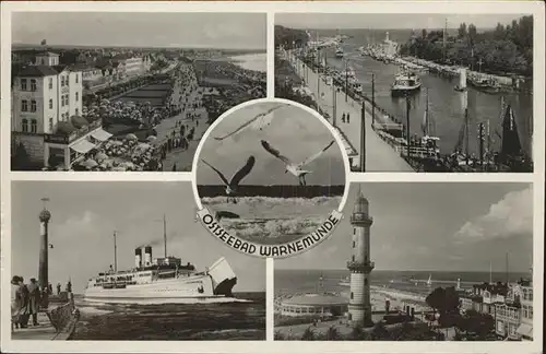 Warnemuende Ostseebad Mit sauberem Werbestempel Kat. Rostock