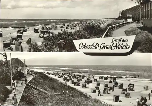 Graal-Mueritz Ostseebad Seeheilbad mit Strandleben / Seeheilbad Graal-Mueritz /Bad Doberan LKR