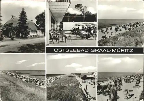 Graal-Mueritz Ostseebad Strandleben / Seeheilbad Graal-Mueritz /Bad Doberan LKR