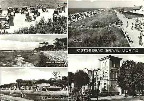 Graal-Mueritz Ostseebad Strand u.Wald-Hotel / Seeheilbad Graal-Mueritz /Bad Doberan LKR