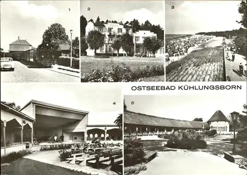 Kuehlungsborn Ostseebad Konzertgarten "Ost" uFDGB Erholungsheim "Min Huesung" Kat. Kuehlungsborn