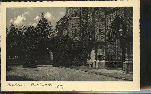 Bad Doberan Portal mit Kreuzgang (Kirche) Kat. Bad Doberan