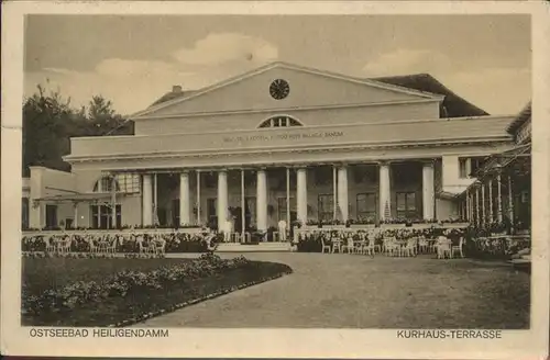 Heiligendamm Ostseebad Kurhaus Terrasse Kat. Bad Doberan