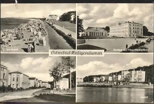 Heiligendamm Ostseebad Prof.Vogel Strasse u.Haus Mecklenburg Kat. Bad Doberan