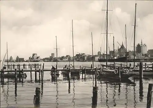 Rostock Mecklenburg Vorpommern Partie an der Warnow Kat. Rostock