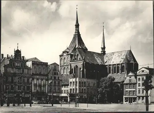 Rostock Mecklenburg Vorpommern Marktplatz Kat. Rostock