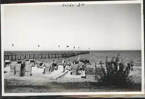 Heiligendamm Ostseebad Strandleben u.Landungsbruecke Kat. Bad Doberan