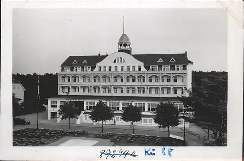 Kuehlungsborn Ostseebad Kurhaus Kat. Kuehlungsborn