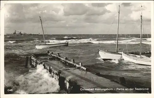 Kuehlungsborn Ostseebad An der Seebruecke Kat. Kuehlungsborn