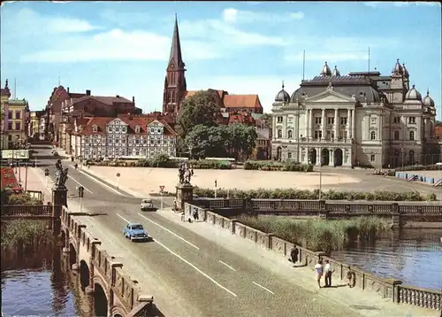 Schwerin Dom Theater Kat. Schwerin