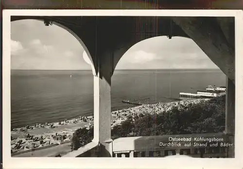 Kuehlungsborn Ostseebad Strand Baeder Kat. Kuehlungsborn