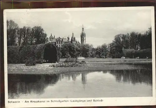 Schwerin Am Kreuzkanal Schloss Kat. Schwerin