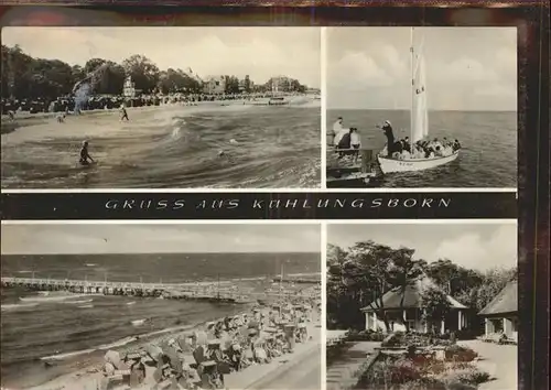 Kuehlungsborn Ostseebad Strand Seebruecke Kat. Kuehlungsborn