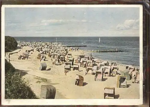 Kuehlungsborn Ostseebad Strand Kat. Kuehlungsborn