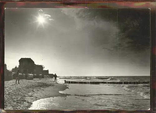 Kuehlungsborn Ostseebad Strand Kat. Kuehlungsborn