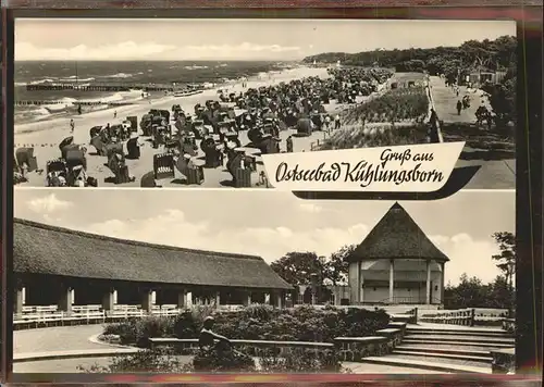 Kuehlungsborn Ostseebad Strand Kat. Kuehlungsborn