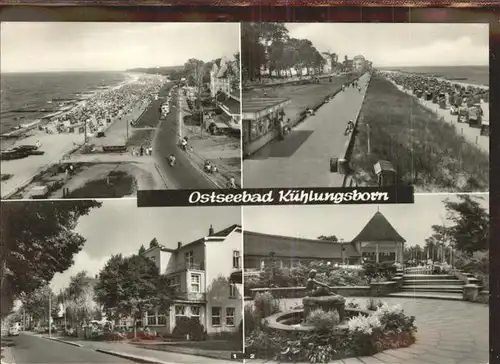 Kuehlungsborn Ostseebad Konzertgarten Cafe Strand Kat. Kuehlungsborn