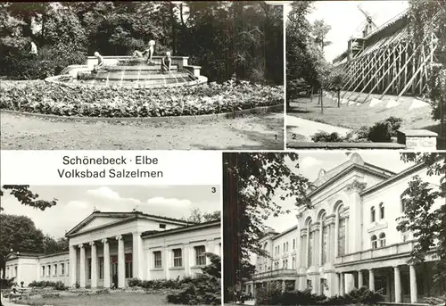 Schoenebeck Elbe Volksbad Salzelmen Kat. Schoenebeck