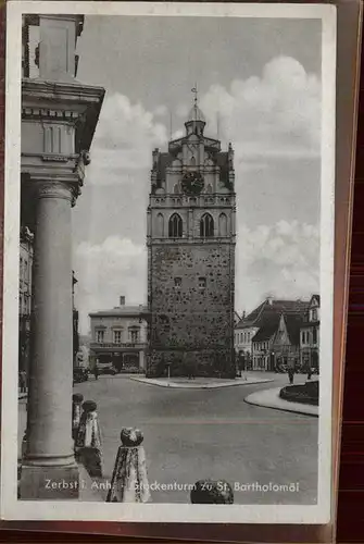 Zerbst Glockenturm St. Barholomaei Kat. Zerbst