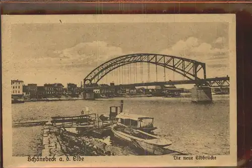 Schoenebeck Elbe Elbbruecke Kat. Schoenebeck