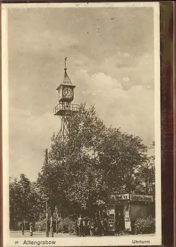 Altengrabow Uhrturm Kat. Magdeburgerforth