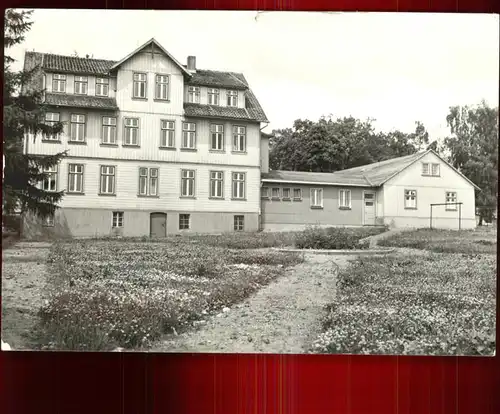 Elbingerode Harz Diakonissen Mutterhaus Haus Laerche Kat. Elbingerode Harz