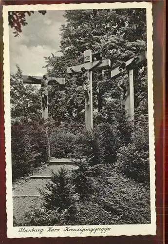 Ilsenburg Harz Kreuzigungsgruppe Kat. Ilsenburg Harz