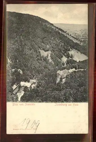 Ilsenburg Harz Blick vom Ilsenstein Kat. Ilsenburg Harz