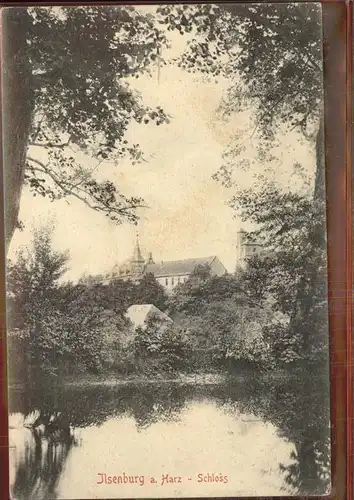 Ilsenburg Harz Schloss Teich Kat. Ilsenburg Harz