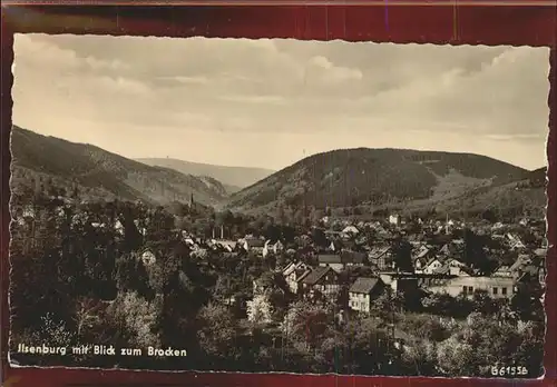 Ilsenburg Harz Panorama mit Brocken Kat. Ilsenburg Harz