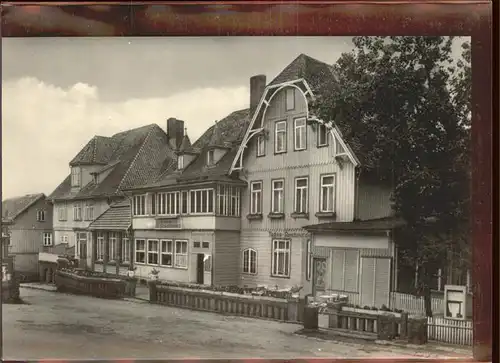 Schierke Harz FDGB Erholungsheim Feuerstein / Schierke Brocken /Harz LKR