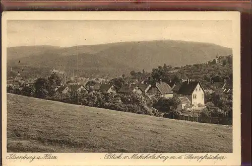 Ilsenburg Harz Blick vom Mahnholzberg Kat. Ilsenburg Harz