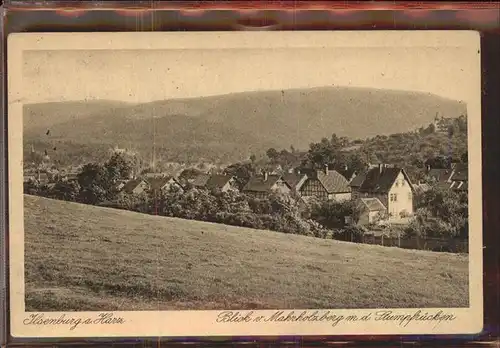 Ilsenburg Harz Blick vom Mahnholzberg Kat. Ilsenburg Harz