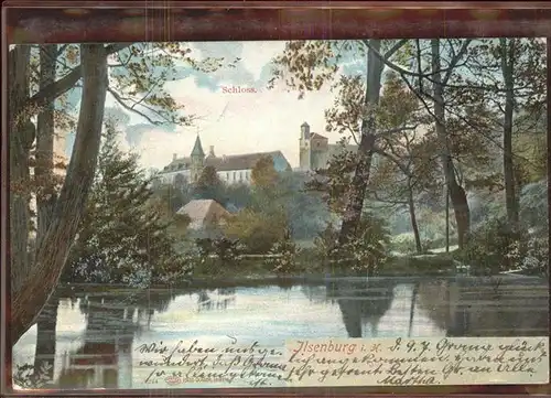 Ilsenburg Harz Schloss Teich Kat. Ilsenburg Harz