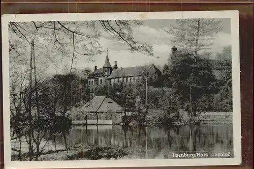 Ilsenburg Harz Schloss Teich Kat. Ilsenburg Harz