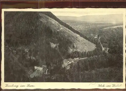 Ilsenburg Harz Blick ins Ilsetal Kat. Ilsenburg Harz