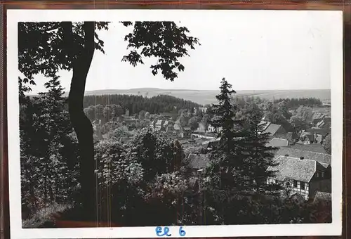 Elbingerode Harz Gesamtansicht Kat. Elbingerode Harz