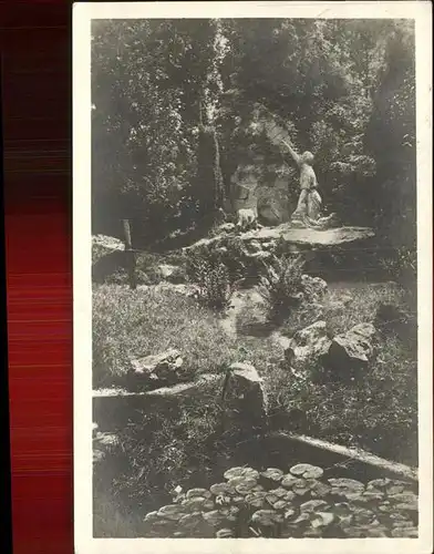 Sangerhausen Suedharz Rosarium Heideroeslein Skulptur Kat. Sangerhausen