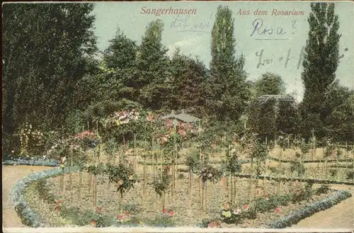 Sangerhausen Suedharz Rosarium Kat. Sangerhausen