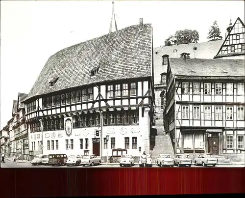 Stolberg Harz Rathaus erbaut 15. Jahrhundert Fachwerkhaus Luftkurort Kat. Stolberg Harz