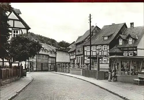 Stolberg Harz Thomas Muentzer Gasse Luftkurort Kat. Stolberg Harz