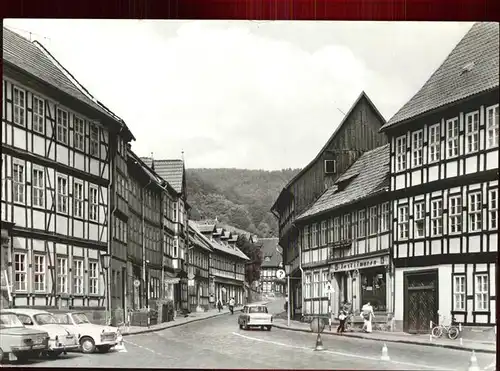 Stolberg Harz Dorfstrasse Fachwerkhaus Luftkurort Kat. Stolberg Harz