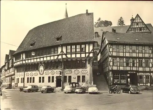 Stolberg Harz Rathaus Fachwerkhaus Kat. Stolberg Harz