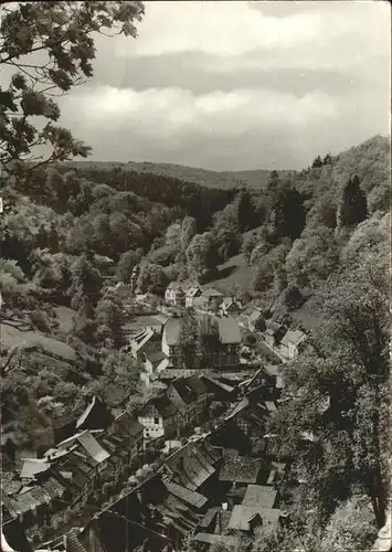 Stolberg Harz Panorama Luftkurort Kat. Stolberg Harz