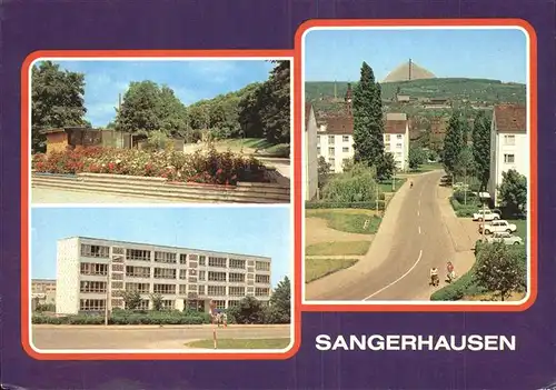 Sangerhausen Suedharz Polytechnische Oberschule Juri Gagarin Suedsiedlung Leninstrasse Kat. Sangerhausen