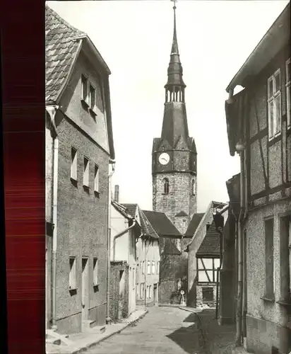 Sangerhausen Suedharz St. Ulrichs Kirche Rittergasse Kat. Sangerhausen