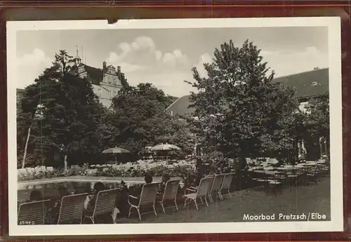 Pretzsch Elbe am Konzertplatz Eisenmoorbad Kat. Pretzsch Elbe