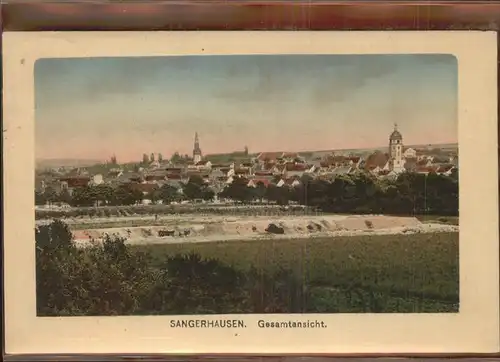 Sangerhausen Suedharz Gesamtansicht Kat. Sangerhausen