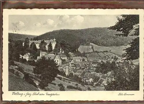 Stolberg Harz Blick vom Tiergarten Kirche ehemaliges Schloss FDGB Erholungsheim Comenius Kat. Stolberg Harz